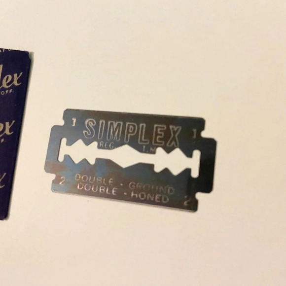 Vintage  Simplex Razor Blades New York USA Lot of 12 - Picture 8 of 12